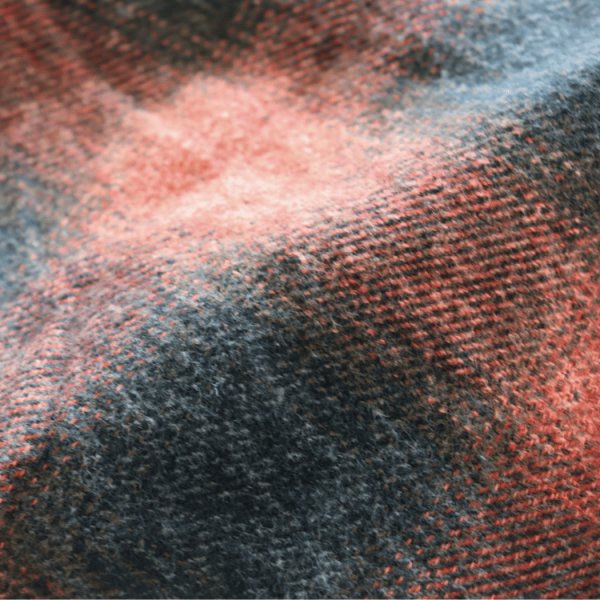 画像14: CUSHMAN クッシュマン 25706 COTTON TWEED CHECK HALF ZIP WORK SHIRTS コットンツイードチェックハーフジップワークシャツ オンブレチェック ハーフジップ チェックシャツ 長袖シャツ (14)