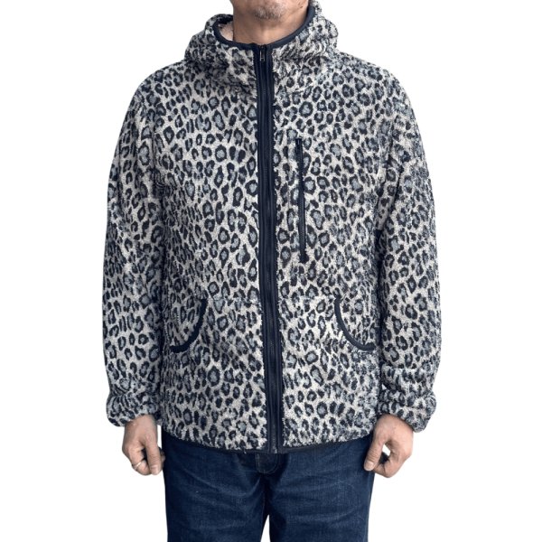 画像2: MATTSONS マットソンズ 66930 LEOPARD FLEECE ZIP PARKA レオパードフリースジップパーカー (2)
