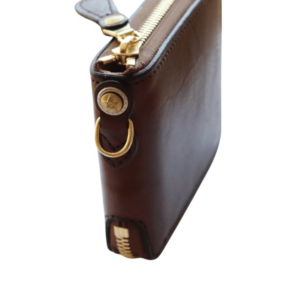 画像4: KC's ケイシイズ KMB023 ビルフォールド ラウンドジップ ヴィンテージホースハイド 二つ折り財布 (4)