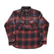画像6: CUSHMAN クッシュマン 25706 COTTON TWEED CHECK HALF ZIP WORK SHIRTS コットンツイードチェックハーフジップワークシャツ オンブレチェック ハーフジップ チェックシャツ 長袖シャツ (6)