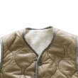 画像3: CUSHMAN クッシュマン 21500 QUILTING & FUR REVERSIBLE VEST キルティングアンドファー リバーシブルベスト ミリタリー キルトベスト アクリルファーリバーシブル インナーベスト アウターベスト (3)