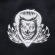 画像6: CUSHMAN クッシュマン x TOP トップ 26386T TOP別注 FULL ZIP SWEAT "HELL ON WHEEL" フルジップスウェット 裏起毛 DEVIL プリント エアブラシ アートワーク (6)