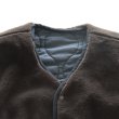 画像17: CUSHMAN クッシュマン 21500 QUILTING & FUR REVERSIBLE VEST キルティングアンドファー リバーシブルベスト ミリタリー キルトベスト アクリルファーリバーシブル インナーベスト アウターベスト (17)