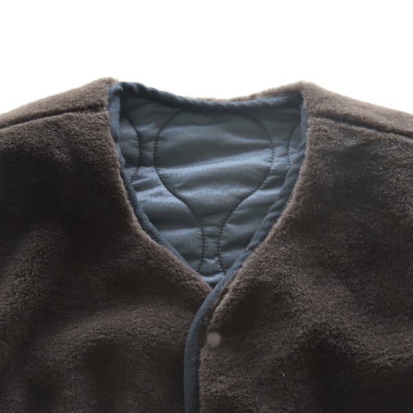 画像17: CUSHMAN クッシュマン 21500 QUILTING & FUR REVERSIBLE VEST キルティングアンドファー リバーシブルベスト ミリタリー キルトベスト アクリルファーリバーシブル インナーベスト アウターベスト (17)