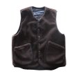 画像16: CUSHMAN クッシュマン 21500 QUILTING & FUR REVERSIBLE VEST キルティングアンドファー リバーシブルベスト ミリタリー キルトベスト アクリルファーリバーシブル インナーベスト アウターベスト (16)