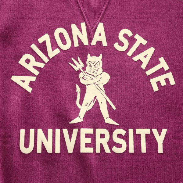 画像7: CUSHMAN クッシュマン 26901F PRINT  SET IN SLEEVE SWEAT ASU プリントセットインスリーブスウェット (7)