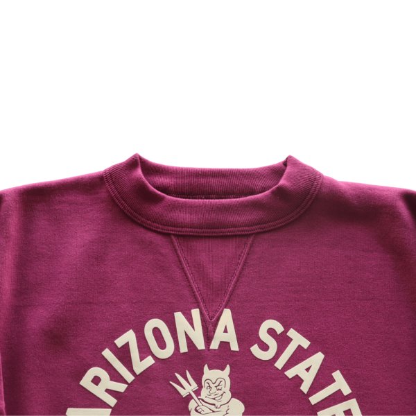 画像5: CUSHMAN クッシュマン 26901F PRINT  SET IN SLEEVE SWEAT ASU プリントセットインスリーブスウェット (5)