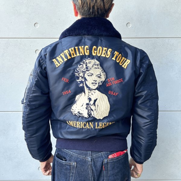 画像3: TOYS McCOY トイズマッコイ TMJ2520 TYPE B-15C ALBERT TURNER & CO.,INC. MARILYN MONROE "ANYTHING GOES TOUR" B-15C ジャケット ミリタリージャケット マリリンモンロー (3)