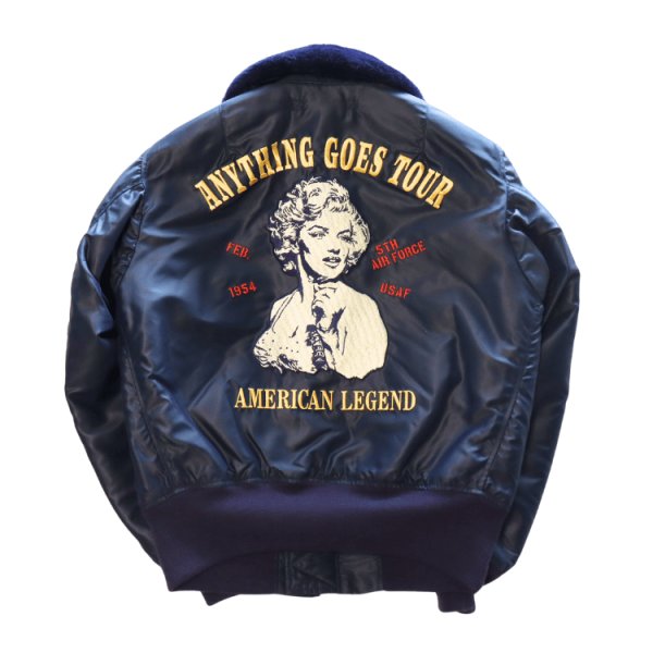 画像16: TOYS McCOY トイズマッコイ TMJ2520 TYPE B-15C ALBERT TURNER & CO.,INC. MARILYN MONROE "ANYTHING GOES TOUR" B-15C ジャケット ミリタリージャケット マリリンモンロー (16)
