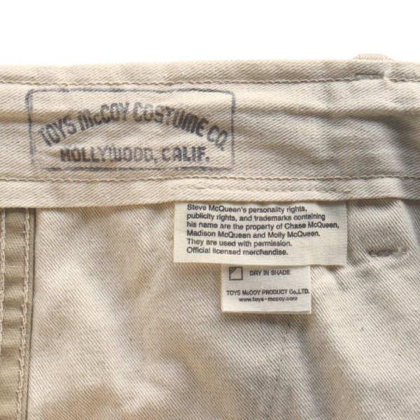 画像14: TOYS McCOY トイズマッコイ TMP2504 "V.HILTS" STEVE McQUEEN TROUSERS チノパン スティーブマックイーン カーキトラウザーズ (14)