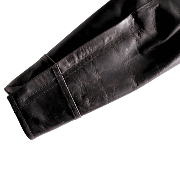 画像11: BUZZ RICKSON'S バズリクソンズ BR80664 WILLIAM GIBSON COLLECTION BLACK B-2 ウィリアムギブソンコレクション ブラックB-2 レザージャケット 革ジャン フライトジャケット B-2 小説家 ウィリアムギブソン ブラックシリーズ ムートン襟 (11)