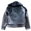 画像16: BUZZ RICKSON'S バズリクソンズ BR80664 WILLIAM GIBSON COLLECTION BLACK B-2 ウィリアムギブソンコレクション ブラックB-2 レザージャケット 革ジャン フライトジャケット B-2 小説家 ウィリアムギブソン ブラックシリーズ ムートン襟 (16)
