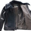 画像13: BUZZ RICKSON'S バズリクソンズ BR80664 WILLIAM GIBSON COLLECTION BLACK B-2 ウィリアムギブソンコレクション ブラックB-2 レザージャケット 革ジャン フライトジャケット B-2 小説家 ウィリアムギブソン ブラックシリーズ ムートン襟 (13)