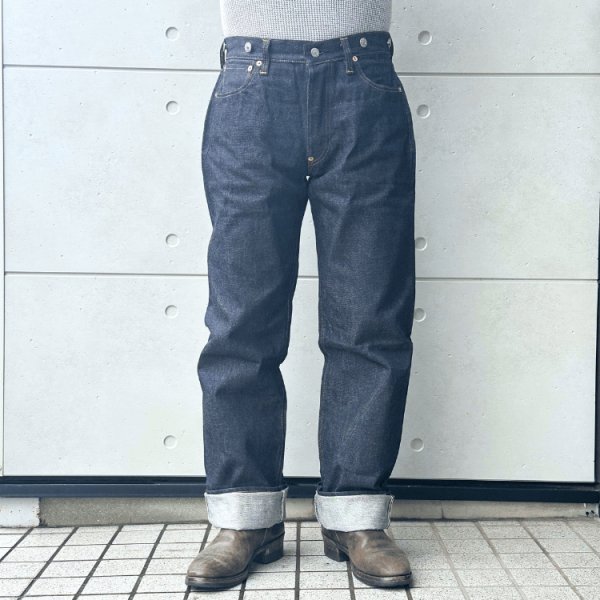 画像2: Good Old & Co グッドオールド G1922XX-DWO DENIM WAIST OVERALLS デニムウエストオーバーオールズ ヴィンテージデニム Gパン デニムパンツ サスペンダーボタン シンチバック (2)