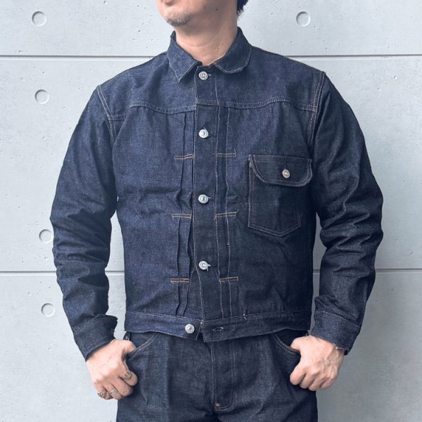 画像2: Good Old & Co グッドオールド G1922XX-DB DENIM BLOUSE デニムブラウス ヴィンテージデニム Gジャン デニムジャケット シンチバック (2)