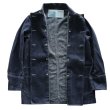 画像15: HEADLIGHT ヘッドライト HD15844 HEADLIGHT 9.5oz. SPECIAL WEAVE DENIM DOUBLE BREASTED COAT スペシャルウィーブデニム ダブルブレストコート コート ジャケット ダブルコート ワークコート チェンジボタン (15)