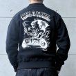画像3: CUSHMAN クッシュマン x TOP トップ 26386T TOP別注 FULL ZIP SWEAT "HELL ON WHEEL" フルジップスウェット 裏起毛 DEVIL プリント エアブラシ アートワーク (3)