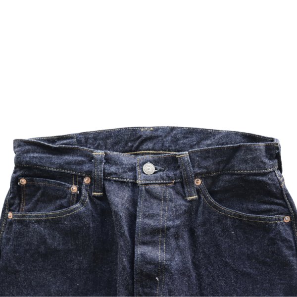 画像3: SUGAR CANE シュガーケーン SC42025 13oz. DENIM WAIST OVERALLS 2025 MODEL (WIDE LEG) 13オンス デニム ウエストオーバーオールズ 2025年モデル Gパン デニムパンツ 1936年モデルベース ワイド 太め スタンダードデニム (3)