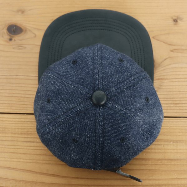 画像15: JELADO ジェラード AB21750 JELADO×BRUNEL＆Co.HATMAKERS B.B.CAP ブルーネルハットメイカーズ  ベースボールキャップ 帽子 カウハイド  ホースハイド 白タグ デニム 革 (15)