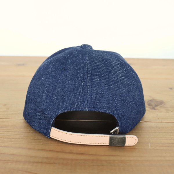 画像5: JELADO ジェラード AB21750 JELADO×BRUNEL＆Co.HATMAKERS B.B.CAP ブルーネルハットメイカーズ  ベースボールキャップ 帽子 カウハイド  ホースハイド 白タグ デニム 革 (5)