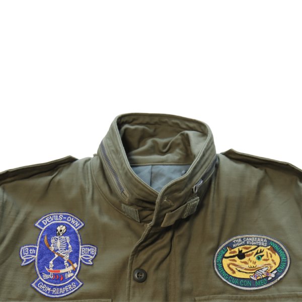 画像5: BUZZ RICKSON'S バズリクソンズ BR15804 Type M-65 “BUZZ RICKSON MFG. CO.” 13th BOMB. SQ. "GRIM REAPERS" 第13爆撃飛行隊 グリムリーパーズ ミリタリージャケット M-65 フィールドジャケット U.S.ARMY (5)