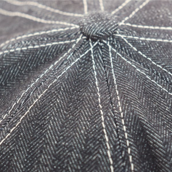 画像10: DAPPER'S ダッパーズ LOT1836 Classical Casquette TypeA クラシカルキャスケット 帽子 キャスケット ノンウォッシュ インディゴ デニム ブラックデニム クラシカル (10)