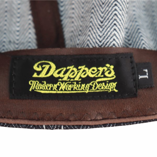 画像16: DAPPER'S ダッパーズ LOT1836 Classical Casquette TypeA クラシカルキャスケット 帽子 キャスケット ノンウォッシュ インディゴ デニム ブラックデニム クラシカル (16)