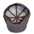画像12: DAPPER'S ダッパーズ LOT1836 Classical Casquette TypeA クラシカルキャスケット 帽子 キャスケット ノンウォッシュ インディゴ デニム ブラックデニム クラシカル (12)