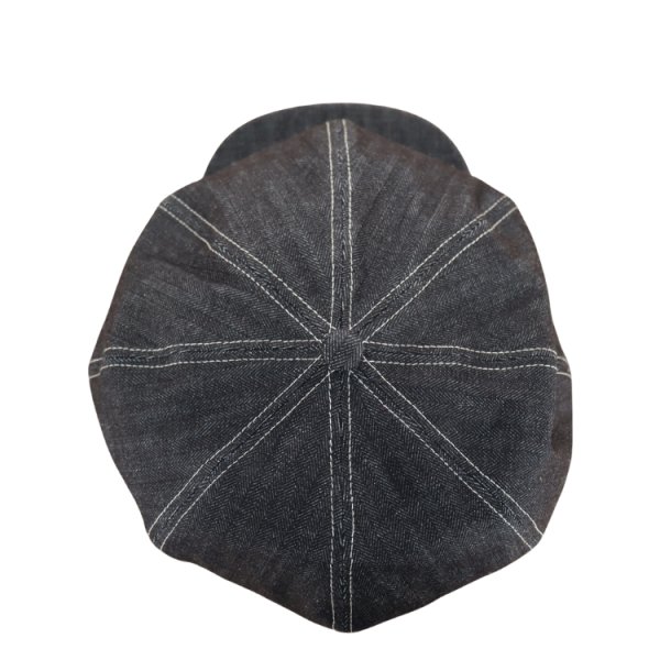 画像8: DAPPER'S ダッパーズ LOT1836 Classical Casquette TypeA クラシカルキャスケット 帽子 キャスケット ノンウォッシュ インディゴ デニム ブラックデニム クラシカル (8)