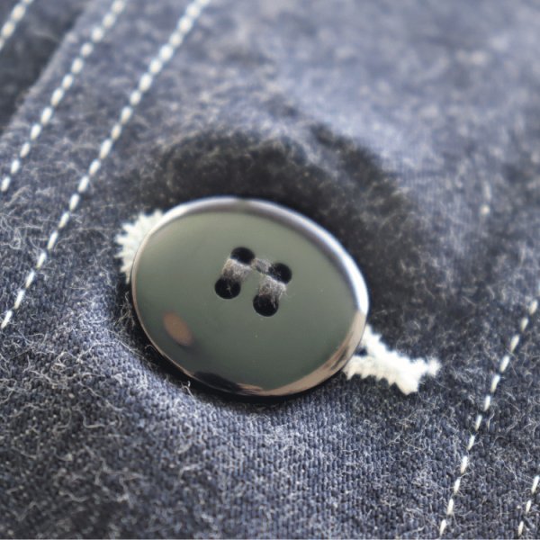 画像7: BUZZ RICKSON'S バズリクソンズ BR11703A U.S. NAVY DENIM GAS PROTECTIVE PARKA デニムガスプロテクティブパーカー ミリタリー ガスパーカー デニムパーカー  U.S.NAVY 米海軍 (7)