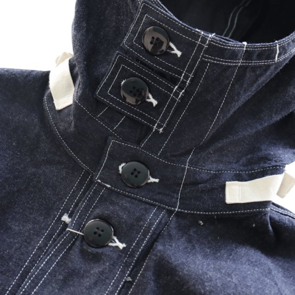 画像9: BUZZ RICKSON'S バズリクソンズ BR11703A U.S. NAVY DENIM GAS PROTECTIVE PARKA デニムガスプロテクティブパーカー ミリタリー ガスパーカー デニムパーカー  U.S.NAVY 米海軍 (9)