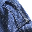 画像9: DELUXEWARE デラックスウエア 7630A DENIM NEL SHIRT デニムネルシャツ ネルシャツ デニムストライプネル デニムヘビーネル (9)