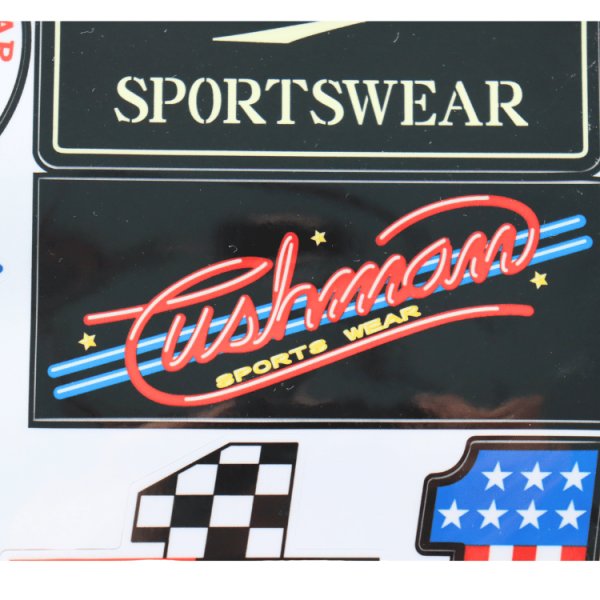 画像6: CUSHMAN クッシュマン 29413 STICKER SET ステッカーセット アメカジ ステッカー (6)