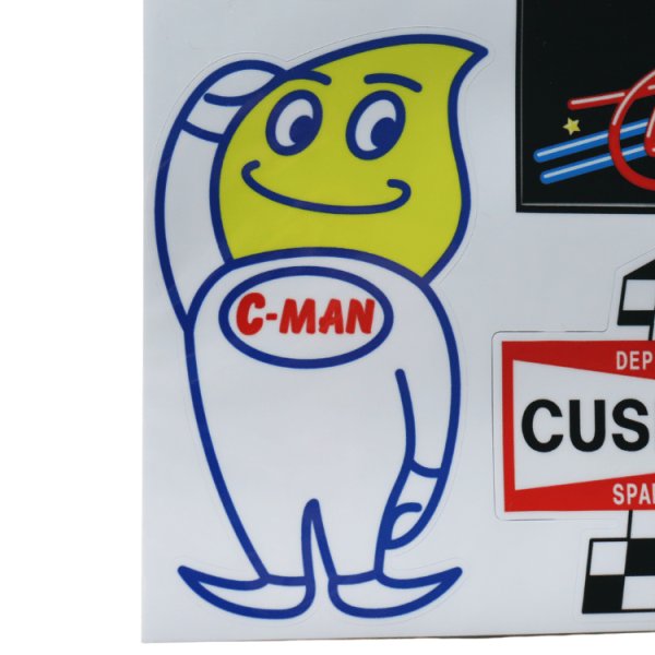 画像4: CUSHMAN クッシュマン 29413 STICKER SET ステッカーセット アメカジ ステッカー (4)