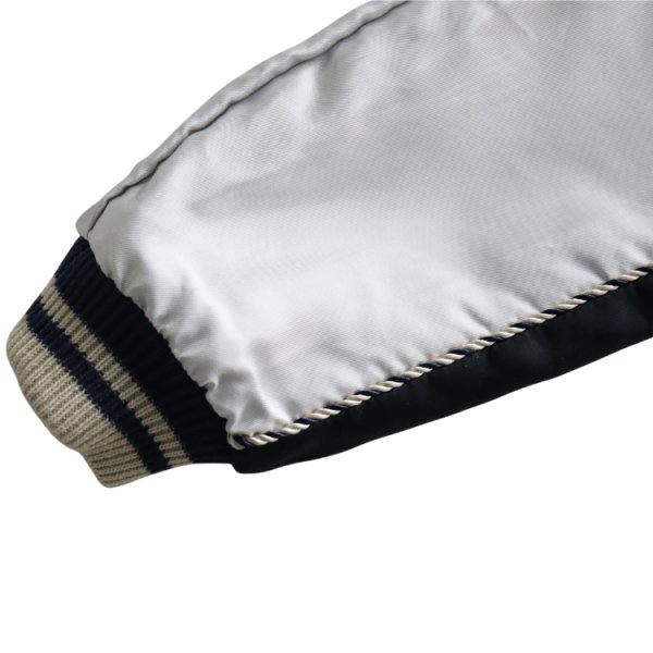 画像11: TAILOR TOYO テーラー東洋 TT15877-219 Late 1950s Style Acetate Souvenir Jacket “USS PRINCETON” × “MAIKO”アセテートスーベニアジャケット USSプリンストンx舞妓 スカジャン リバーシブル 2トーン 両面アセテート生地 スーベニアジャケット 刺繍 (11)