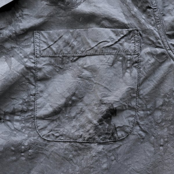 画像7: CUSHMAN クッシュマン 25616 PINEAPPLE JACQUARD OPEN COLLAR SHIRTS パイナップルジャガードオープンカラーシャツ 長袖シャツ メンズ パイナップル柄 ジャガード織り (7)