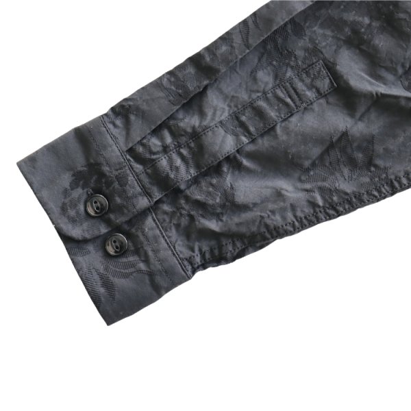 画像9: CUSHMAN クッシュマン 25616 PINEAPPLE JACQUARD OPEN COLLAR SHIRTS パイナップルジャガードオープンカラーシャツ 長袖シャツ メンズ パイナップル柄 ジャガード織り (9)