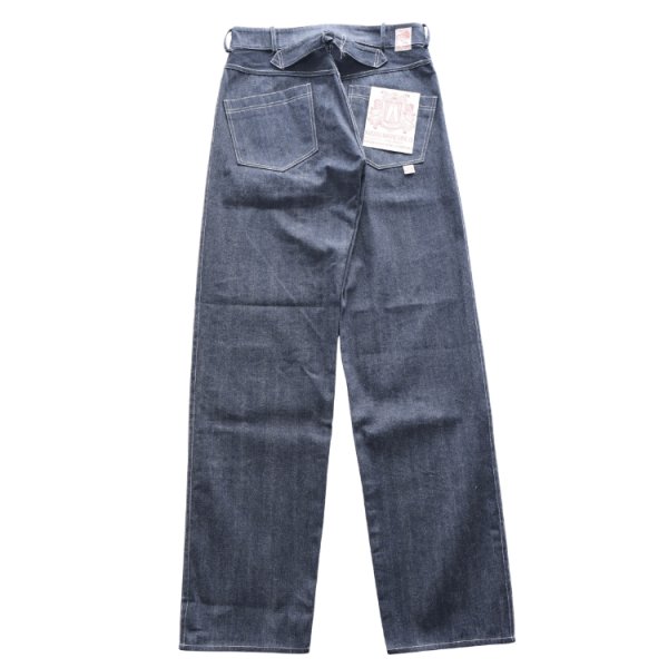 画像3: DAPPER'S ダッパーズ LION-002 LION BRAND Denim Work Pants with Buckle Back ライオンブランド デニムワークパンツ バックルバック デニムパンツ メンズ ワークパンツ ペインターパンツ (3)