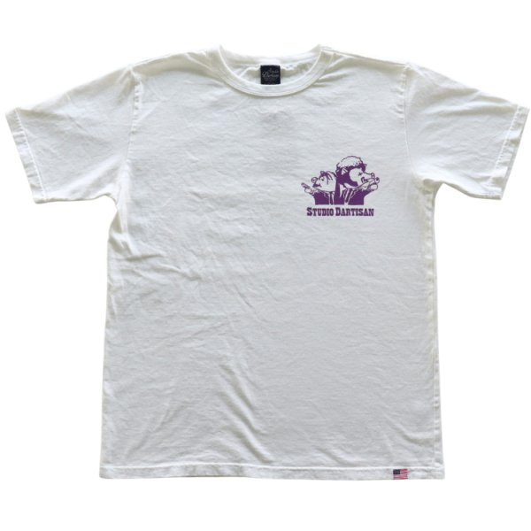 画像16: STUDIO D'ARTISAN ステュディオダルチザン 8211A USA cotton print T コットンプリントT 半袖Tシャツ メンズ アメカジ USコットンボディー ダルチ豚 パロディーシリーズ (16)