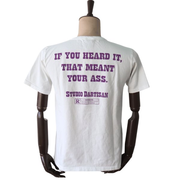 画像5: STUDIO D'ARTISAN ステュディオダルチザン 8211A USA cotton print T コットンプリントT 半袖Tシャツ メンズ アメカジ USコットンボディー ダルチ豚 パロディーシリーズ (5)