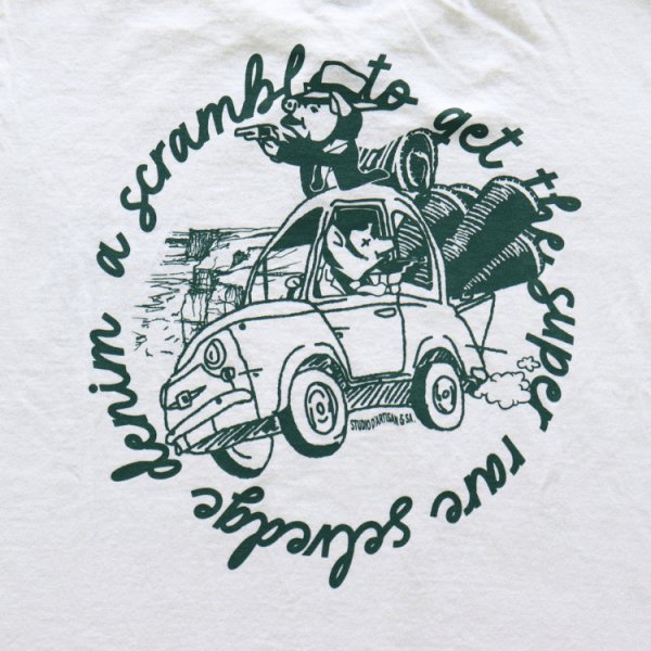 画像15: STUDIO D'ARTISAN ステュディオダルチザン 8211B USA cotton print T コットンプリントT 半袖Tシャツ メンズ アメカジ USコットンボディー ダルチ豚 パロディーシリーズ (15)