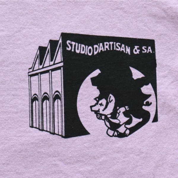 画像17: STUDIO D'ARTISAN ステュディオダルチザン 8211B USA cotton print T コットンプリントT 半袖Tシャツ メンズ アメカジ USコットンボディー ダルチ豚 パロディーシリーズ (17)