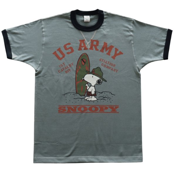 画像4: TOYS McCOY トイズマッコイ TMC2629 PEANUTS TEE SNOOPY " U S ARMY "ピーナッツT スヌーピー USアーミー 半袖Tシャツ ピーナッツ スヌーピー プリントT リンガーT (4)