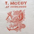 画像16: TOYS McCOY トイズマッコイ TMC2608 MILITARY TEE T. McCOY "AF 30962600" ミリタリーT 半袖Tシャツ L-2 TEST SAMPLE プリントT ドラゴン (16)