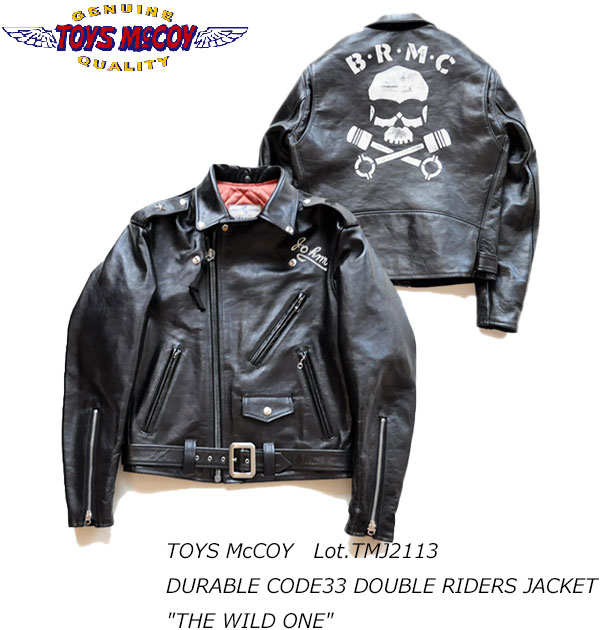 トイズマッコイ ダブルライダースジャケット DURABLE CODE33 DOUBLE