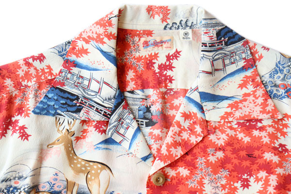 SUN SURF サンサーフ SS38797 RAYON HAWAIIAN SHIRT “DEER” ディア SUN SURF サンサーフ SS38797 RAYON HAWAIIAN SHIRT “DEER” ディア