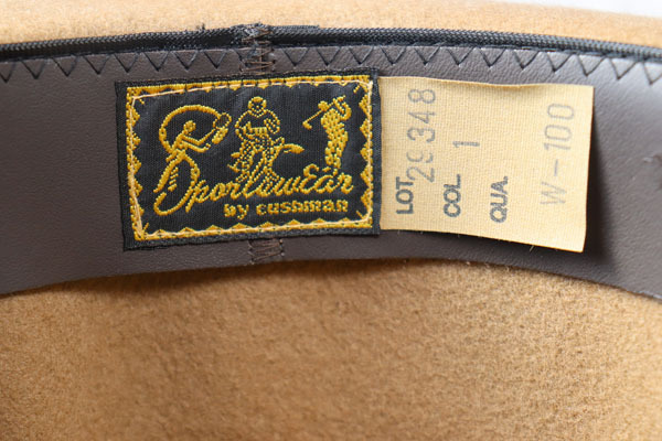 CUSHMAN クッシュマン 29348 FELT HAT ウール 100%の フェルトハット 