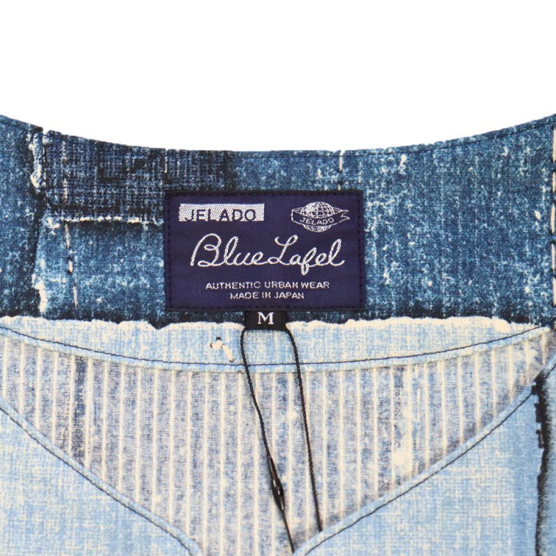 JELADO ジェラード BL81120 Sleeping shirt スリーピングシャツ BLUE