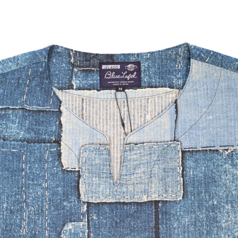 JELADO ジェラード BL81120 Sleeping shirt スリーピングシャツ BLUE
