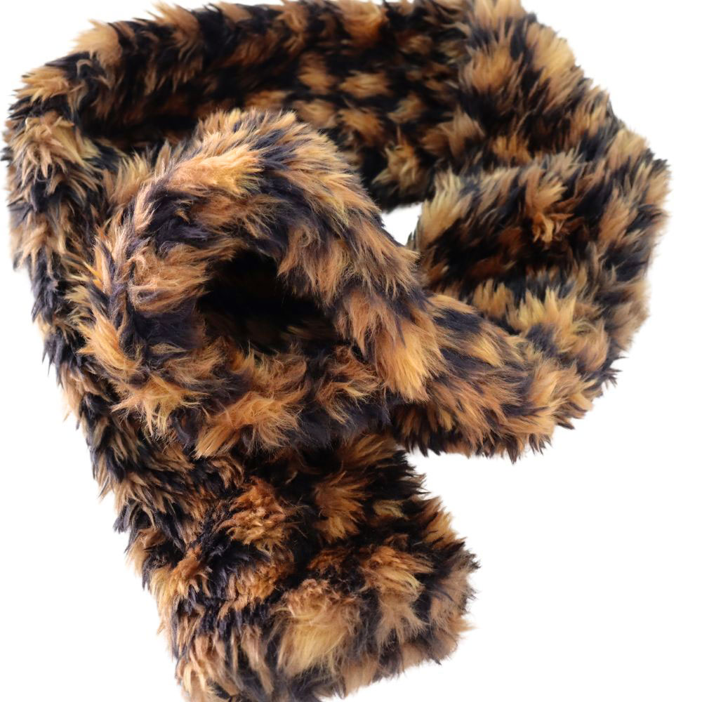 CUSHMAN クッシュマン 29361 LEOPARD FUR MUFFLER レオパード ファー